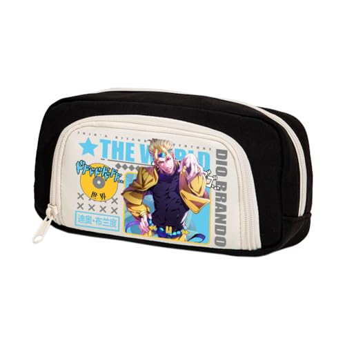 Kira Yoshikage Federmäppchen Star Platinum Mäppchen Dio Brando Schreibwaren Organizerbox Joseph Joestar Pencil Case Schulsaison Schreibwaren für Studenten von Pinloo