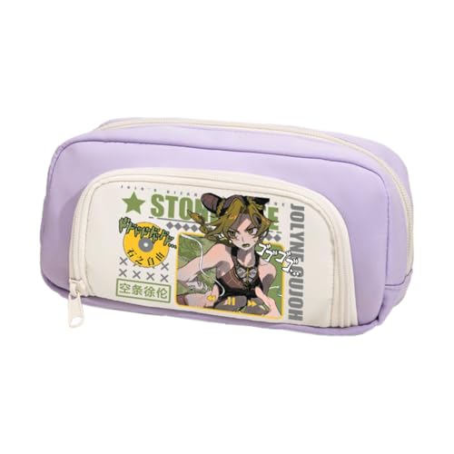 Kira Yoshikage Federmäppchen Star Platinum Mäppchen Dio Brando Schreibwaren Organizerbox Joseph Joestar Pencil Case Schulsaison Schreibwaren für Studenten von Pinloo
