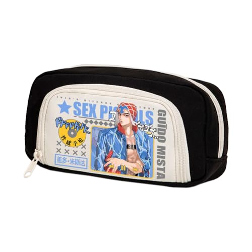 Kira Yoshikage Federmäppchen Star Platinum Mäppchen Dio Brando Schreibwaren Organizerbox Joseph Joestar Pencil Case Schulsaison Schreibwaren für Studenten von Pinloo