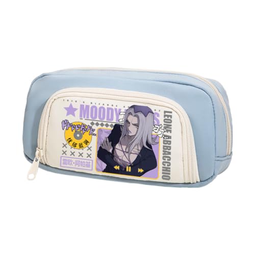 Kira Yoshikage Federmäppchen Star Platinum Mäppchen Dio Brando Schreibwaren Organizerbox Joseph Joestar Pencil Case Schulsaison Schreibwaren für Studenten von Pinloo