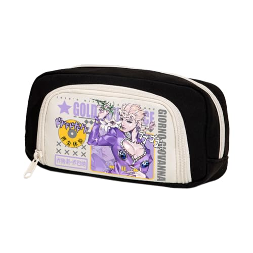Kira Yoshikage Federmäppchen Star Platinum Mäppchen Dio Brando Schreibwaren Organizerbox Joseph Joestar Pencil Case Schulsaison Schreibwaren für Studenten von Pinloo
