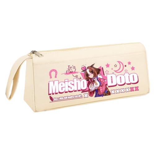 Oguri Cap Federmäppchen Anime Special Week Schreibwaren Organizerbox Fine Motion Große Kapazität Pencil Case Tokai Teio Mäppchen von Pinloo