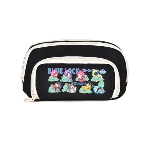 Pinloo Bachira Meguru Federmäppchen - 21 * 5 * 12cm Anime Isagi Yoichi Mäppchen Kunigami Rensuke Schreibwaren Organizerbox Schulsaison Schreibwaren für Studenten von Pinloo