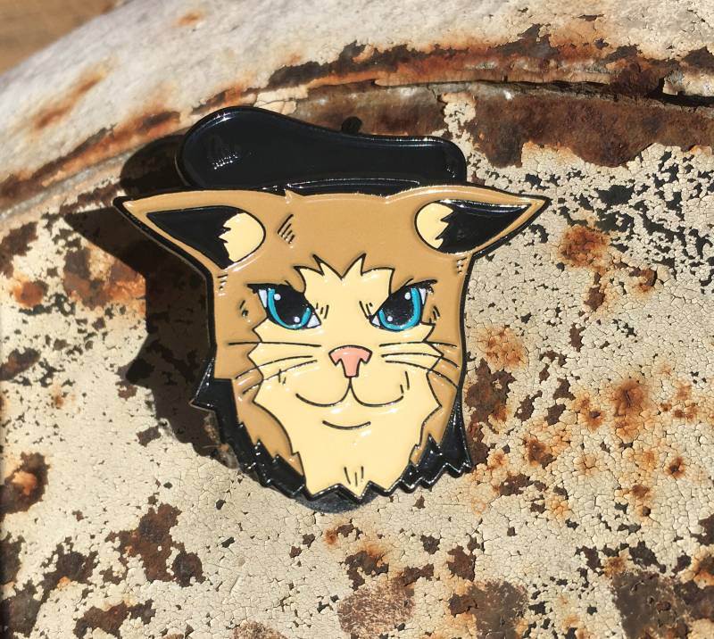 Französisch Kätzchen Weichen Emaille Pin Französisch Kätzchen Weichen Emaille Pin von PinnableZ