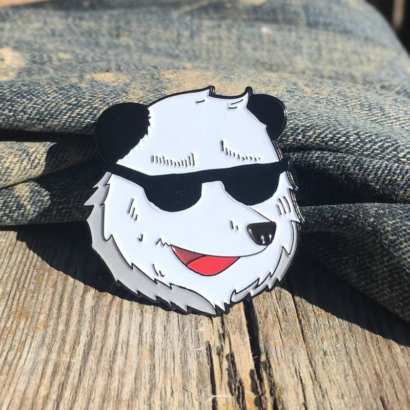 Panda Bär Weichen Emaille Pin Panda Bär Weichen Emaille Pin von PinnableZ