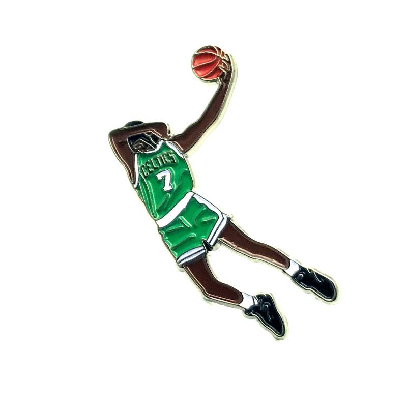 Boston Celtics Dee Braun Dunk Emaille Pin Boston Celtics Dee Braun Dunk Emaille Pin von PinningStreak