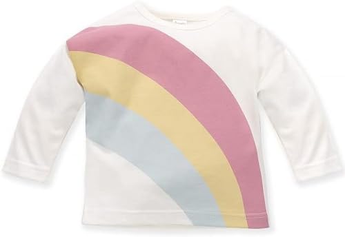 Pinokio Baby Blouse Long Sleeve Romantic, 100% Cotton écru with Rainbow, Girls Gr. 68-122 (68) von Pinokio