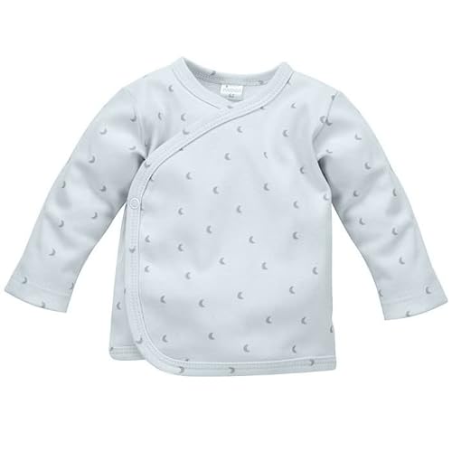 Pinokio Baby Jacket Hello, 100% Cotton, Blue with Moons, Boys 50-68 (50) von Pinokio