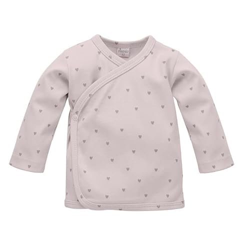 Pinokio Baby Jacket Hello, 100% Cotton, pink with Hearts, Girls 50-68 (50) von Pinokio