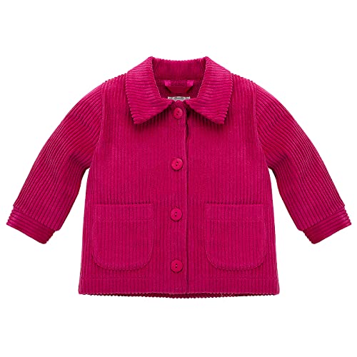 Pinokio Baby Jacket Romantic 100% Cotton Pink, Girls Gr. 74-122 (116) von Pinokio