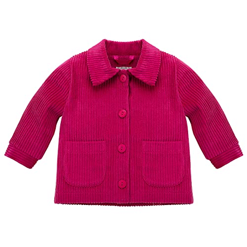Pinokio Baby Jacket Romantic 100% Cotton Pink, Girls Gr. 74-122 (122) von Pinokio