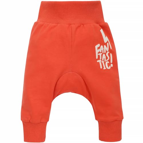 Pinokio Baby - Jungen Joggers Leggins Casual Pants, Orange Flip, 74 EU von Pinokio