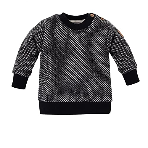 Pinokio Baby - Jungen Pinokio Baby Le Tigre, 100% katoen, zwart, jongens maat 68-104 Pullover Sweater, Schwarz, 68 EU von Pinokio