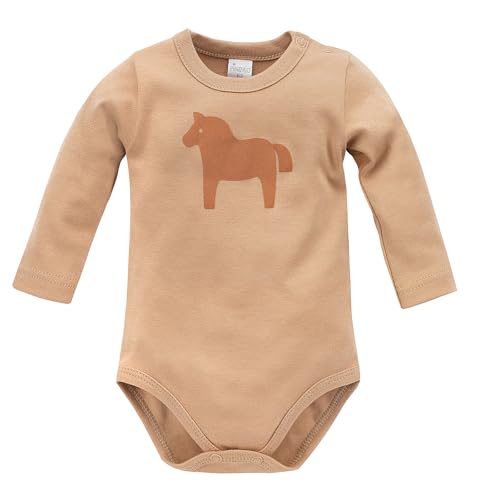 Pinokio Baby - Jungen Pinokio Bodysuit met Lange mouwen Underwear, Brown Horse, 68 EU von Pinokio