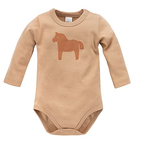 Pinokio Baby - Jungen Pinokio Bodysuit met Lange mouwen Underwear, Brown Horse, 74 EU von Pinokio