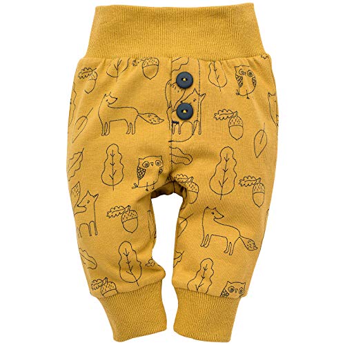 Pinokio Unisex Kinder Baby Leggins Casual Pants, Gelb, 74 EU von Pinokio