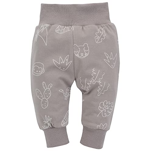 Pinokio Baby Leggins Slow Life, 95% Cotton, 5% Elastane Bejge, Natural Themes, Unisex Gr. 56-86 (62) von Pinokio