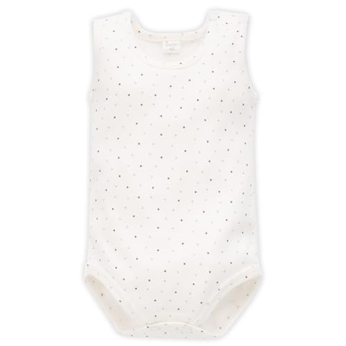 Pinokio Baby - Mädchen Bodysuit Sleeveless Regular Pinokio Underwear, Ecru Polka Dot Magic, 62 EU von Pinokio