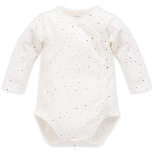 Pinokio Baby - Mädchen Bodysuits Long Sleeve Buttoned Underwear, Ecru Polka Dot Magic, 74 EU von Pinokio