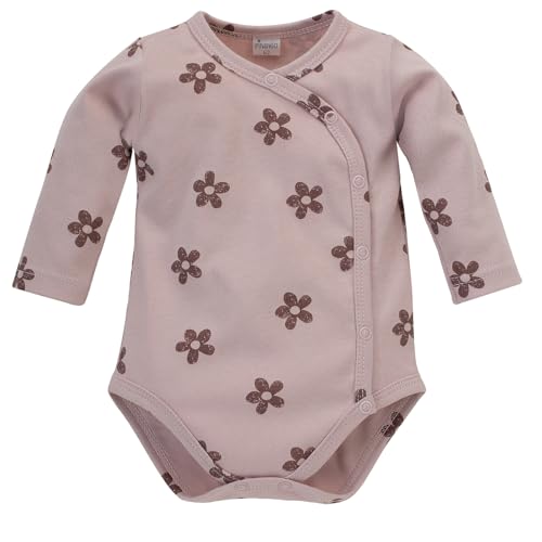 Pinokio Baby - Mädchen Bodysuits Long Sleeve Buttoned Underwear, Pink Flower Happiness, 62 EU von Pinokio