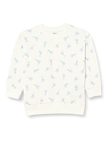 Pinokio Baby - Mädchen Fun Time, 100% Cotton Blue, Boys Gr. 68-122 Sweatshirt, Ecru Flowers Lilian, 74 EU von Pinokio