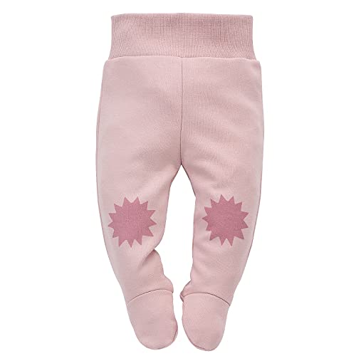 Pinokio Baby - Mädchen Pinokio Baby Sleppants Romantic 100% Cotton Pink, Girls Gr. 56-74 Bodystocking, Rosa, 62 EU von Pinokio