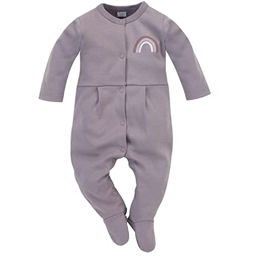 Pinokio Baby Overall Happiness, 100% cotton grey with a rainbow, Girls Gr. 56-74 (56) von Pinokio