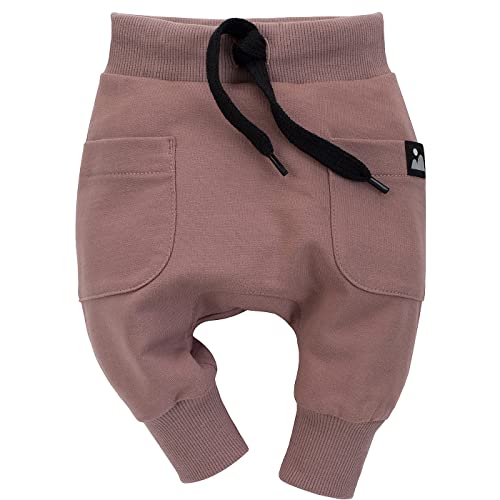 Pinokio Baby - Jungen Hose Dreamer Casual Pants, Altrosa/Braun, 62-104 von Pinokio