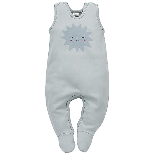 Pinokio Baby Sleepsuit Romantic, 100% cotton mint with sun, Girls Gr. 56-68 (62) von Pinokio