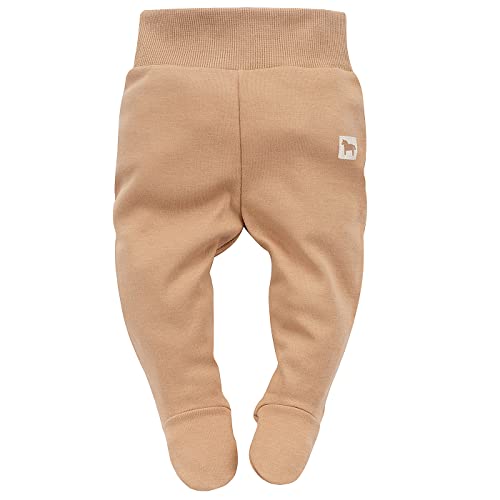 Pinokio Baby Sleppants Wooden Pony 100% Organic Cotton Brown, Unisex Gr. 50-74 (68) von Pinokio