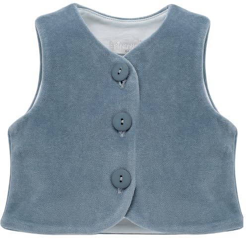 Pinokio Baby Vest Romantic, 80% Cotton 20% Polyester, Blue, Girls Gr. 62-104 (104) von Pinokio