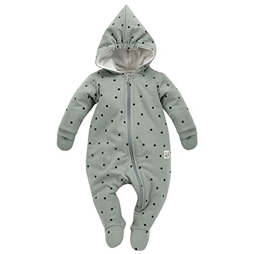 Pinokio Baby Warm Overall Tres Bien, 100% cotton Mint with dots, Girls Gr. 56-74 (56) von Pinokio