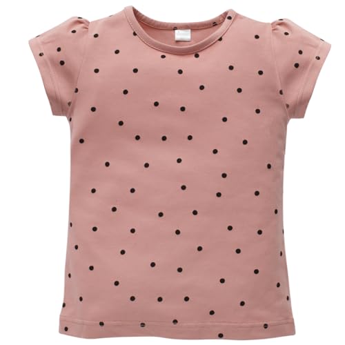 Pinokio Bluse Kurzarm Tres Bien, rosa gepunktet, Mädchen 74-122 (98) von Pinokio