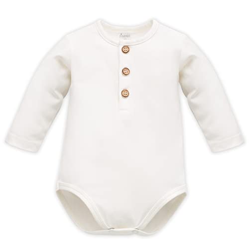 Pinokio Bodysuit Polo Long Sleeve Charlie, 95% Cotton 5% Elastane, Unisex 50-68 (74) von Pinokio