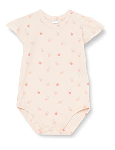 Pinokio Bodysuit Short Sleeve Summer Garden, 100% Cotton Peach pink, Girls 62-92 (92) von Pinokio