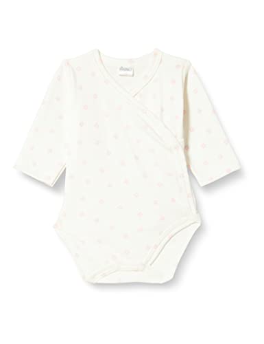 Pinokio Bodysuit Wrapped Long Sleeve Lovely Day Rose, 100% Cotton, Ecru in Flowers, Girls 50-68 (50) von Pinokio