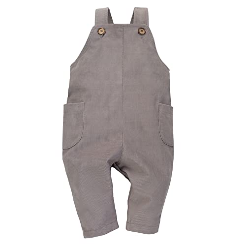 Pinokio DUNGAREES DREAMER, 100% Cotton, grey, boys 62-86 (62) von Pinokio