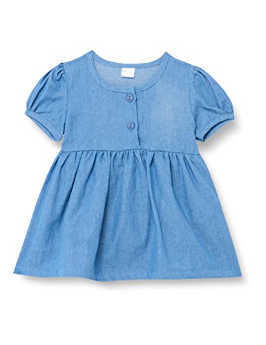 Pinokio Dress Summer Mood, 100% Cotton, Blue Jeans, Girls 62-104 (80) von Pinokio