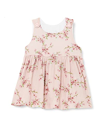 Pinokio Dress Summer Mood, 100% Organic Cotton, pink with Flowers, Girls 68-104 (86) von Pinokio