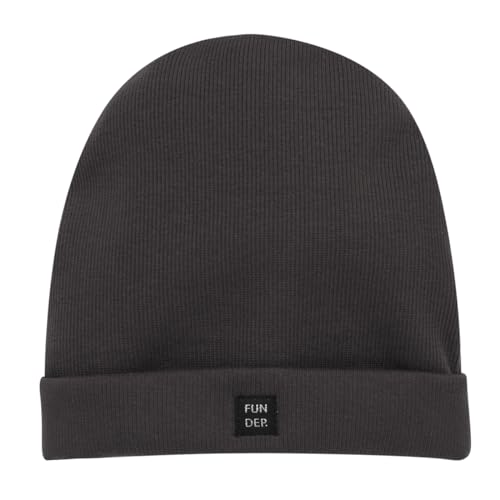 Pinokio Gerippter Beanie Mütze Olivier, Graphite, Jungen, Gr 47-53(47) von Pinokio