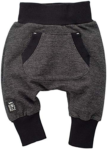 Pinokio Baby - Jungen rompertje wild Boy Casual Pants, Schwarz, 62 EU von Pinokio