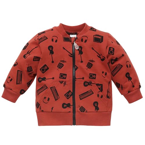 Pinokio Jacke Lets Rock, rot Musikmuster, Jungen 62-122 (110) von Pinokio