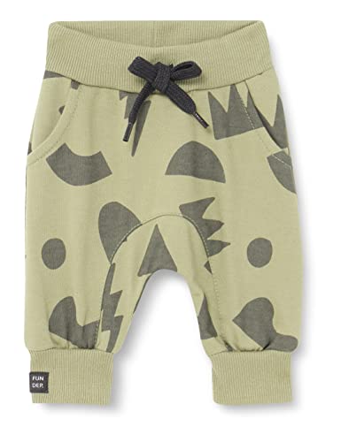 Pinokio Joggers Olivier, 100% Cotton, Olive GROMETRIC, Boys 62-122 (62) von Pinokio