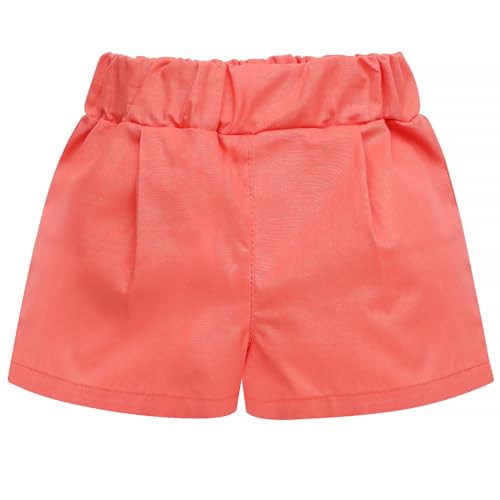 Pinokio Kurze Hose Summer Garden, 100% Baumwolle, Rosa, Mädchen, Gr 62-122(62) von Pinokio