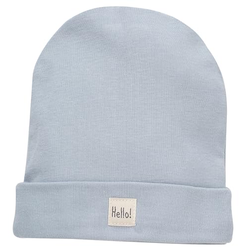 Pinokio Mütze Hello, 100% Baumwolle, Blau, Jungen, Gr 34-47(47) von Pinokio