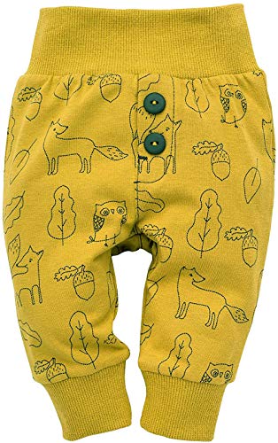 Pinokio Unisex Kinder Baby Leggins Casual Pants, Gelb, 68 EU von Pinokio