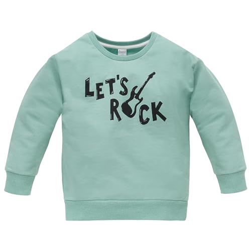 Pinokio Sweatshirt Lets Rock, grün, Jungen 62-122 (110) von Pinokio