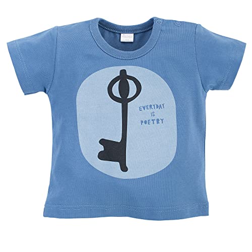 Pinokio Tshirt ST 74 CN, 100% Cotton, Blue with Key, Boys 62-86 (74) von Pinokio