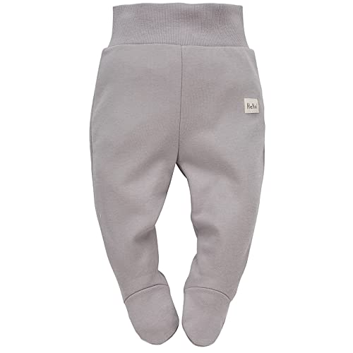 Pinokio Unisex Baby Pinokio Baby Sleppants Hello 100% Cotton Grey Suns, Unisex Gr. 50-74 Bodystocking, Grau, 68 EU von Pinokio