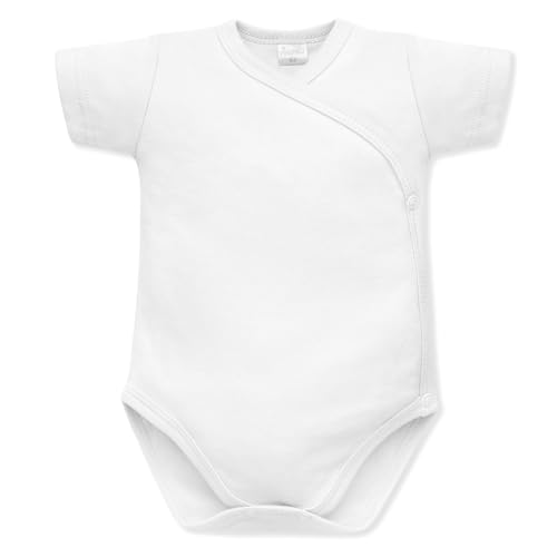 Pinokio Wickelbody Kurzarm, Lovely Day, Weiss, Unisex 44-68 (68) von Pinokio